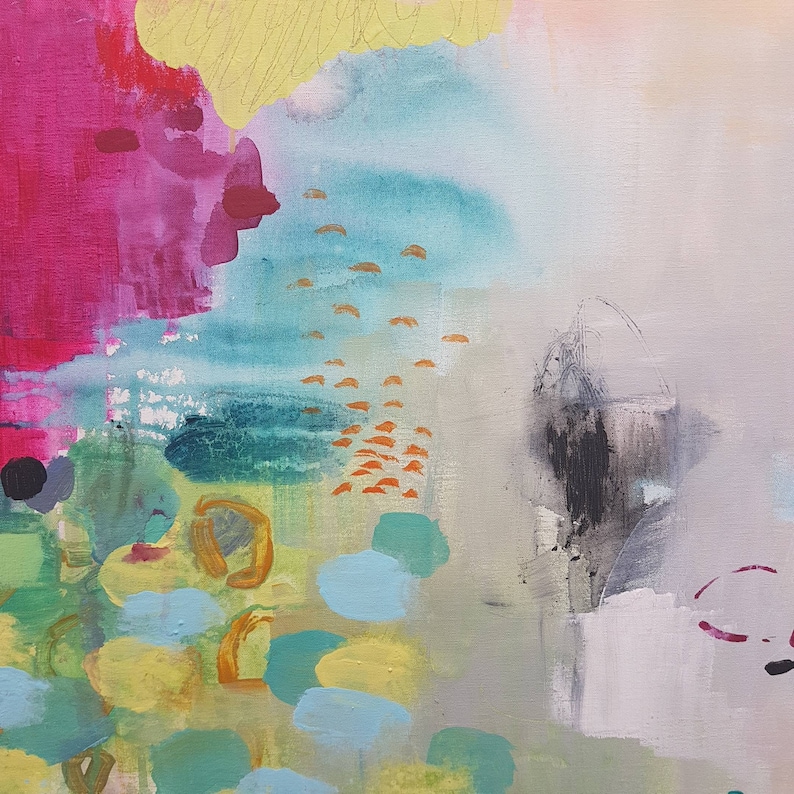 Canvas Wall Art Abstract Painting Master Bedroom Giclee Art Etsy