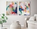 Set of 2 extra large prints, Acrylic Abstract Painting Giclee of Original Wall Art, abstract wall art, large abstract art, VictoriAtelier 