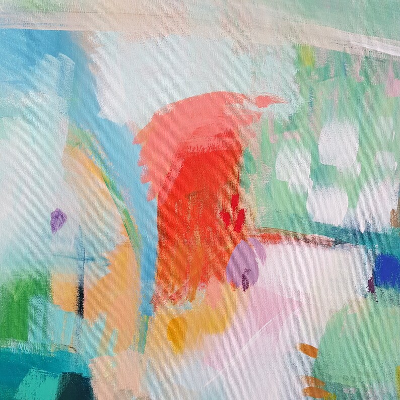 Wall art abstract painting giclee print modern acrylic Etsy