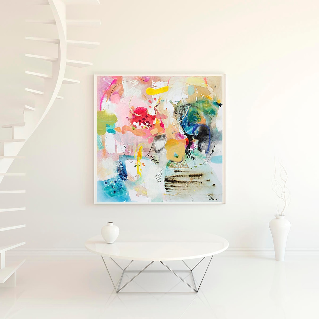 Abstract Print Abstract Art Print, Modern Wall Art Giclee Print, Abstract Painting ...