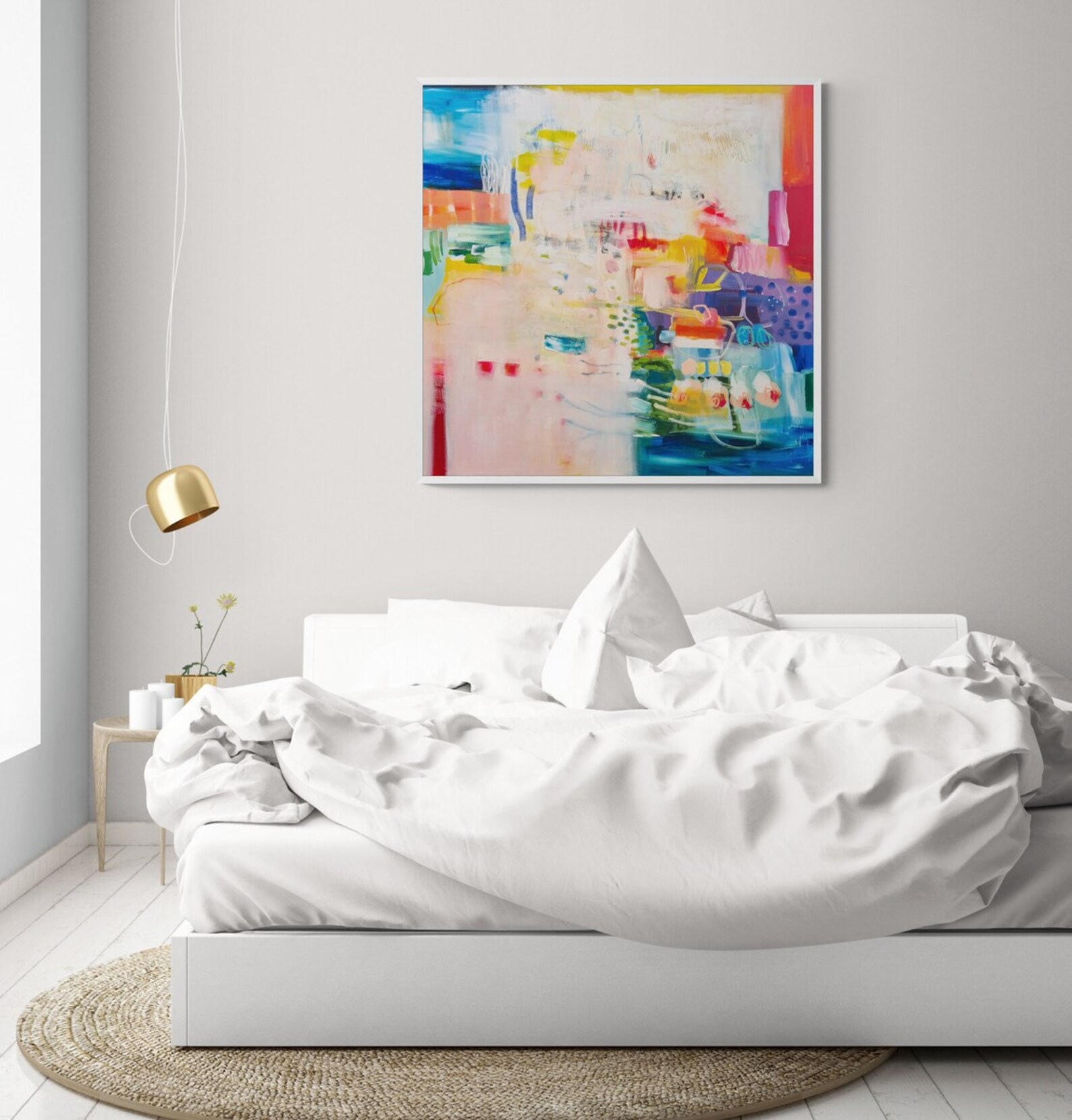 Colorful Abstract Art Print, Modern Home Decor, Giclée Inkjet - Etsy