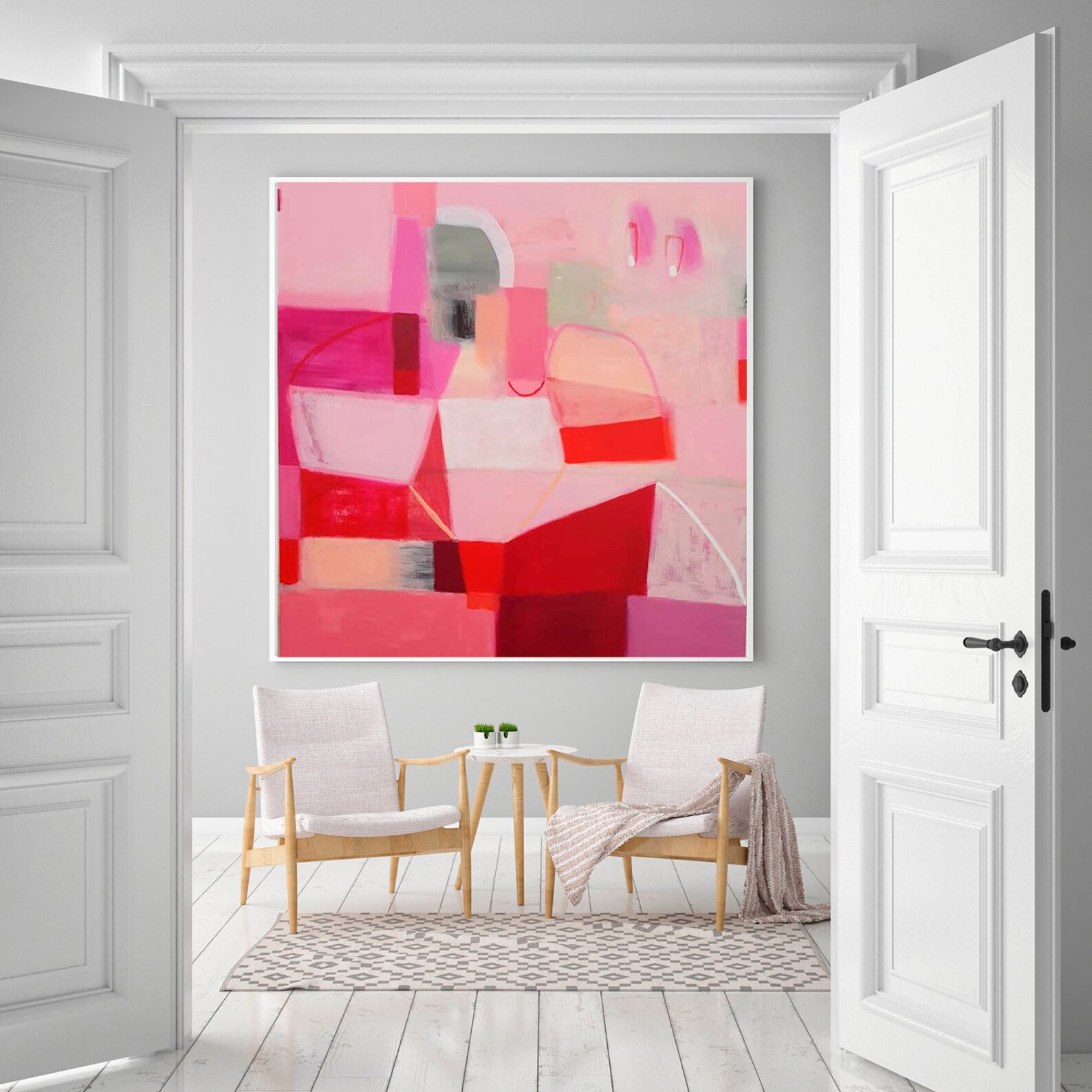 Large Wall Art Large Canvas Art Original Canvas Painting Etsy