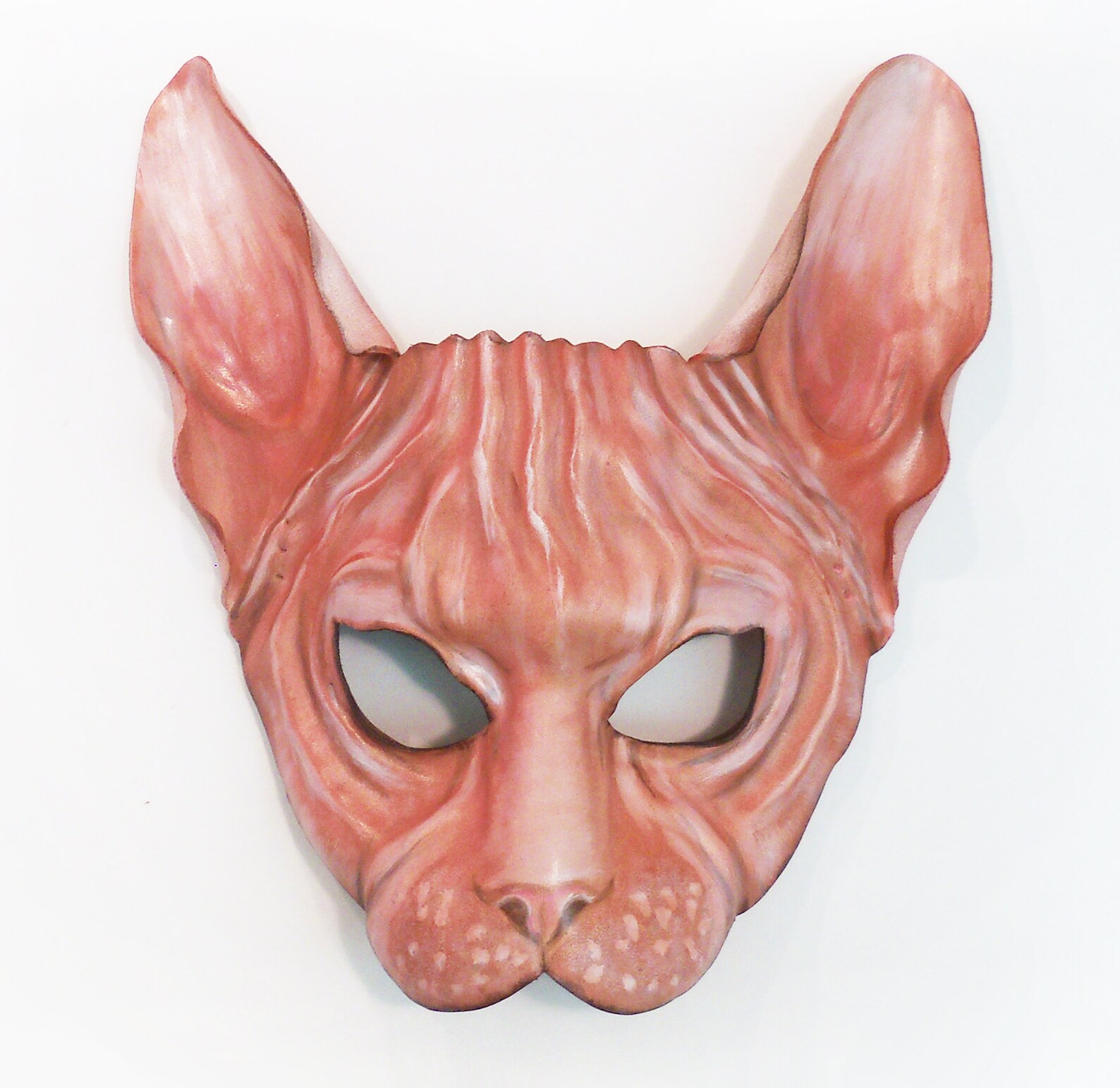 Sphynx Cat Leather Mask by Teonova Wearable Art Wall Hanging Etsy