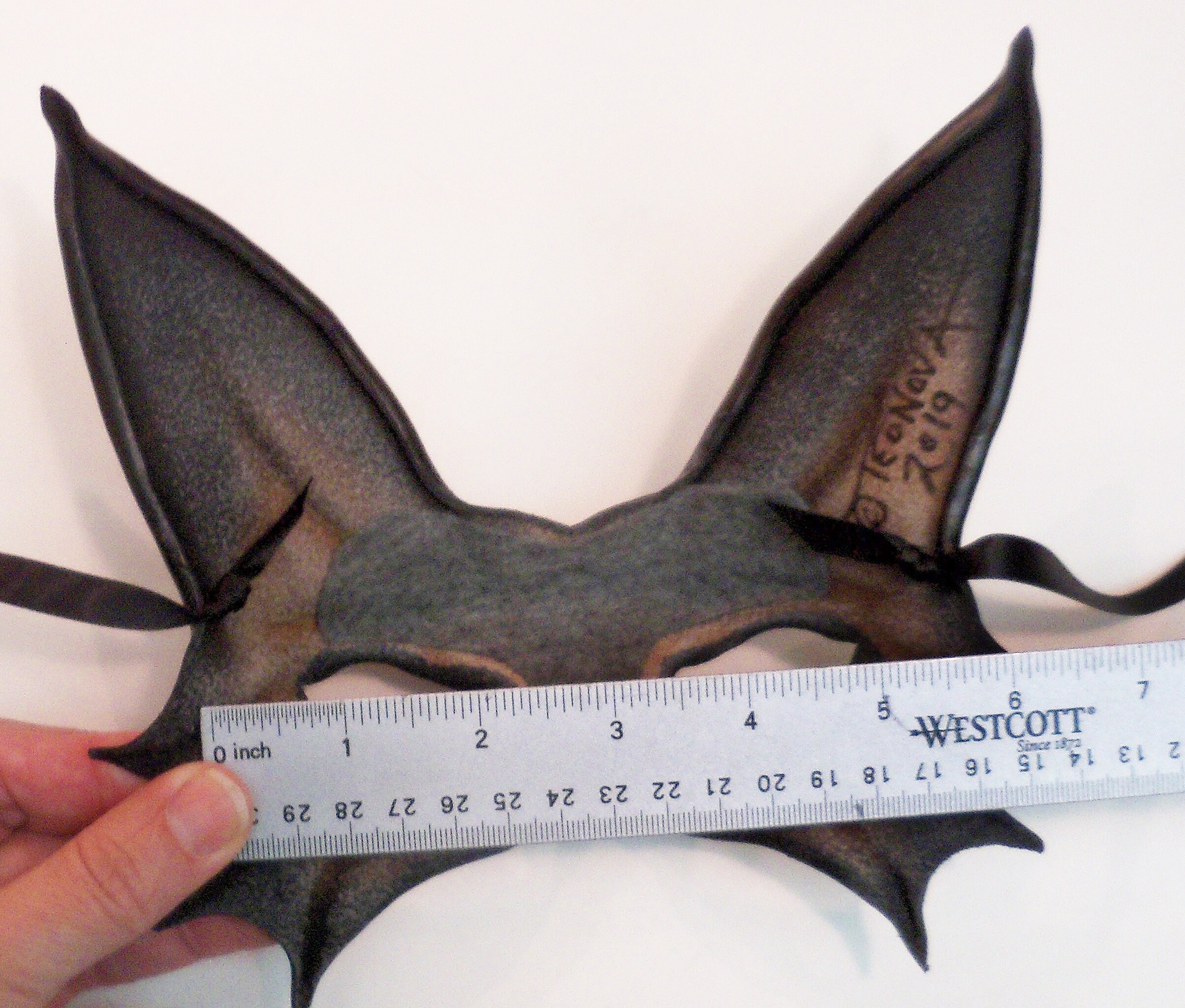 Entirey handcrafted Black Cat Leather Mask costume very Etsy