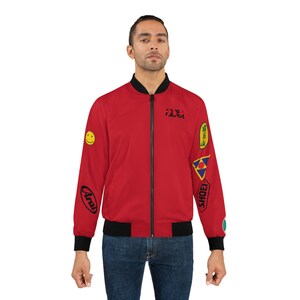 Akira Men's Bomber Jacket - Streetwear Anime Coat, Japanese Manga Style ...