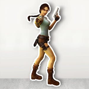 Tomb Raide Sticker : Lara Croft *Pack of 3.