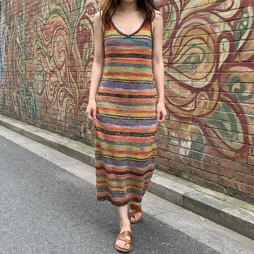 Knit Suspender Dress - Etsy