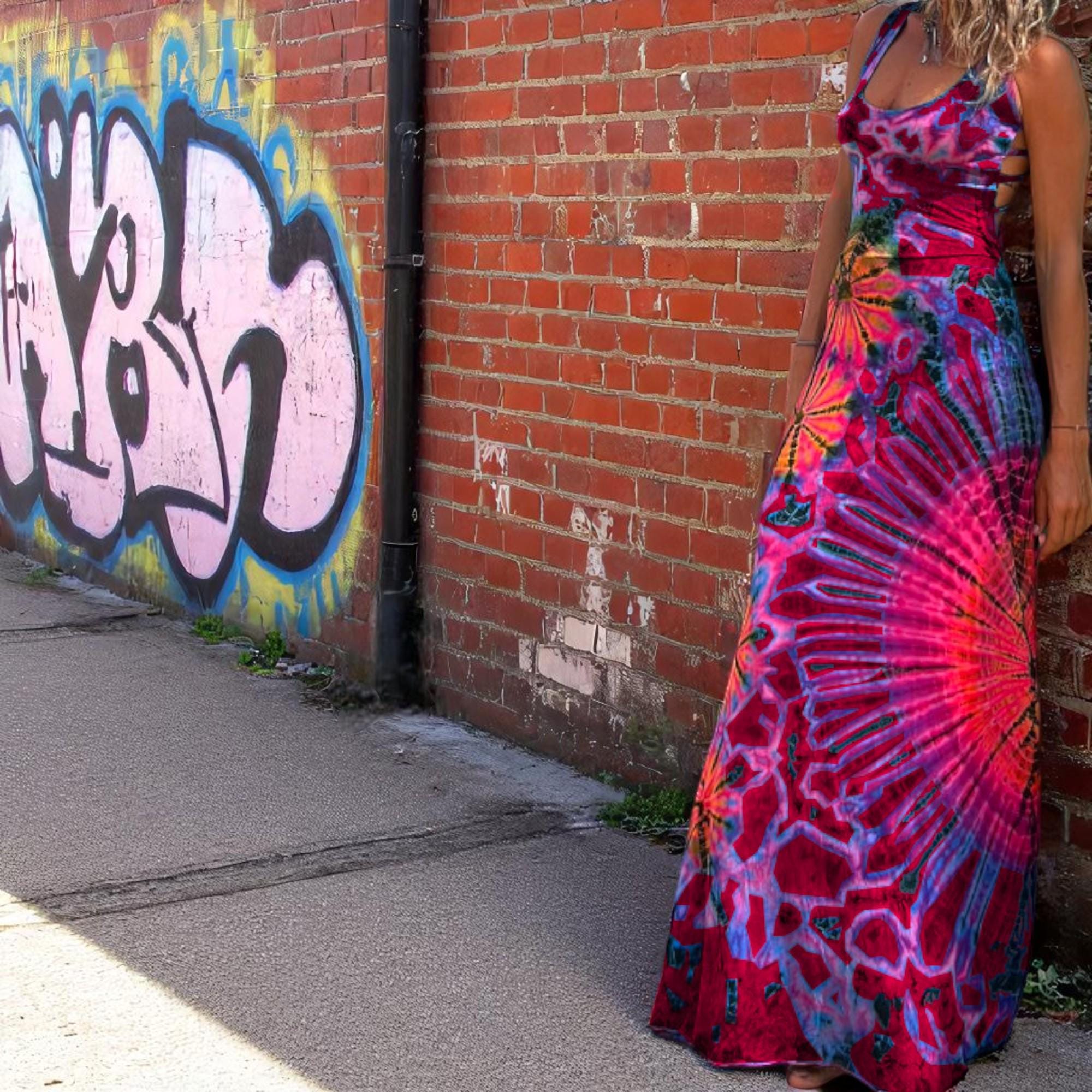 Tie Dye Bodycon Dress - Etsy