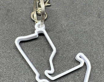 Porte-clés pour circuit de F1 de Silverstone (Grande-Bretagne)