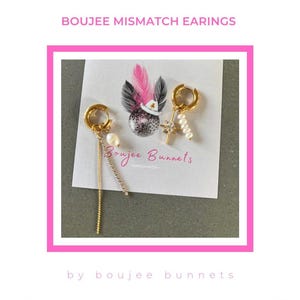 Mismatch earrings #mismatchearings gold plated