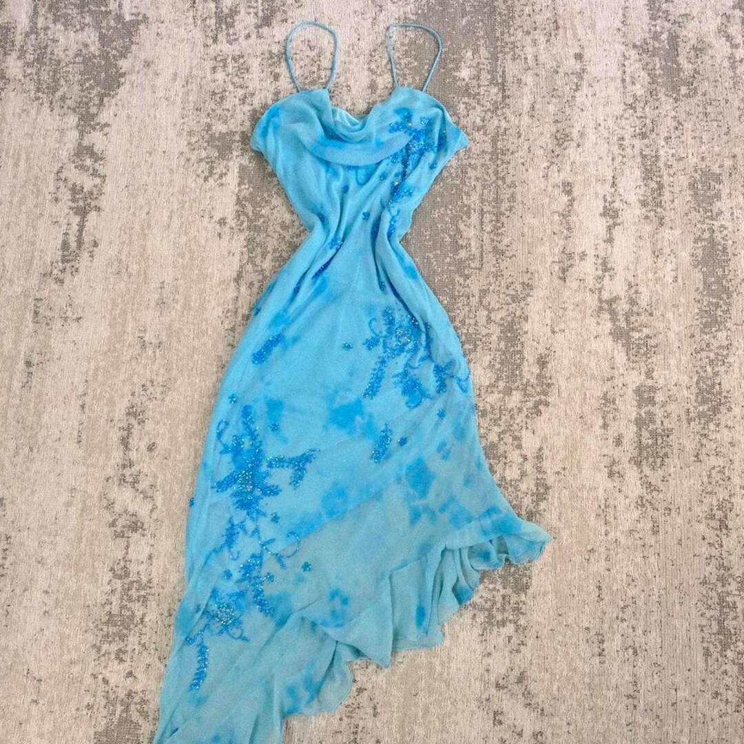 Mayoral 1909 Sky Printed Dress In Stock Now