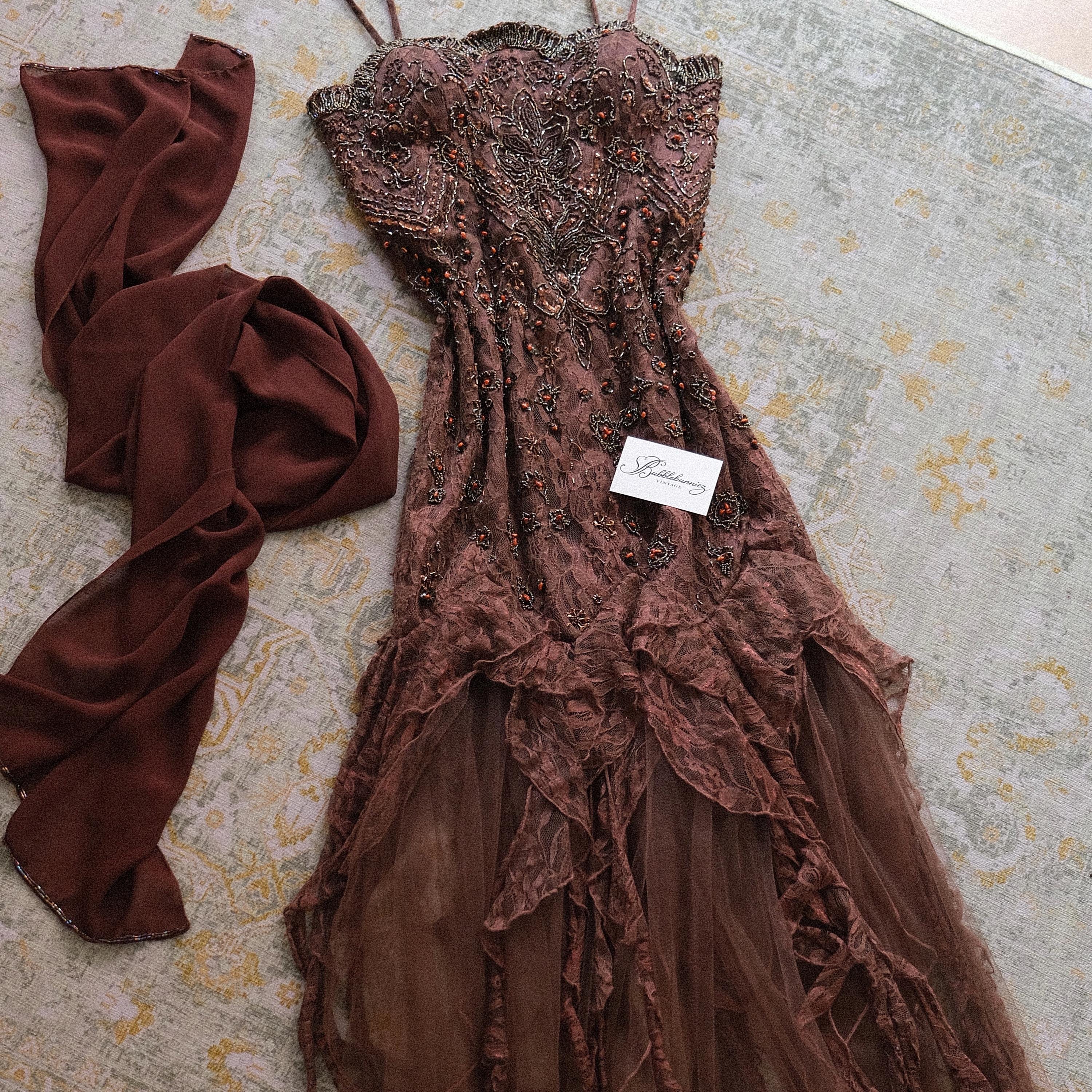 vintage beaded midi fairy dress - Etsy VM-PF25 Lori Harvey Celebrates Birthday Flavor:GF Vanilla w/ Vanilla