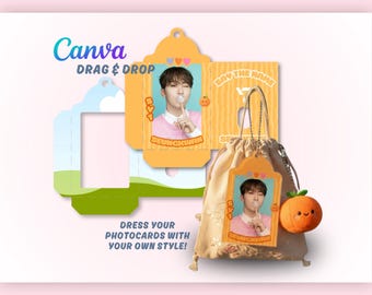 Photo Card Holder Template | Customizable Canva Frame (Digital Download)