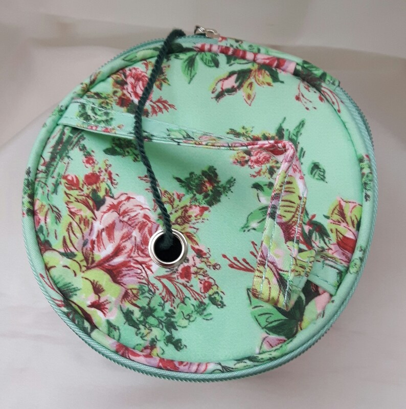 Floral Menta Yarn Case Yarn Storage Basket Knitting Yarn Etsy