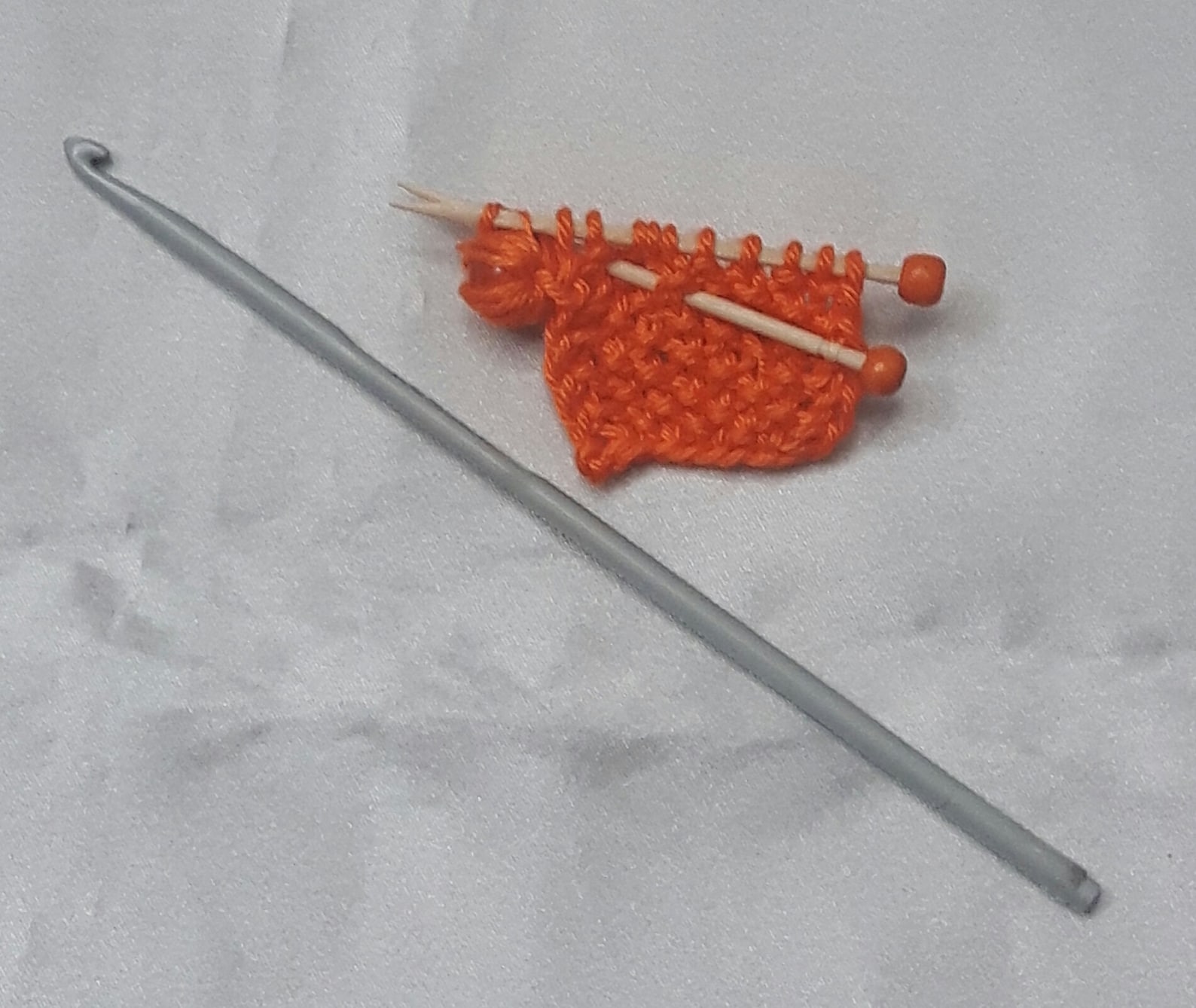 Knitting Brooch Pin With Miniature Knitting Bamboo Needles and Etsy
