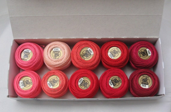 Fil De Coton Multicolore - Lot De 10 Bobines De 8 G Chacune, Pour Couture Ou Loisirs Créatifs