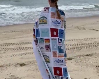 Nantucket Matchbook Series Sweatshirt Blanket