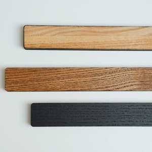 Riel de menú de madera, rieles de menú intercambiables, rieles de madera para cafeterías, restaurantes, peluquerías