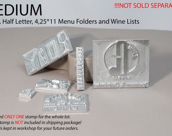 Medium Debossing Metal Stamp for Personalization, NOT SOLD SEPARATELY