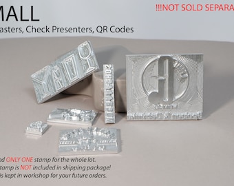 Small Debossing Metal Stamp for Personalization, NOT SOLD SEPARATELY