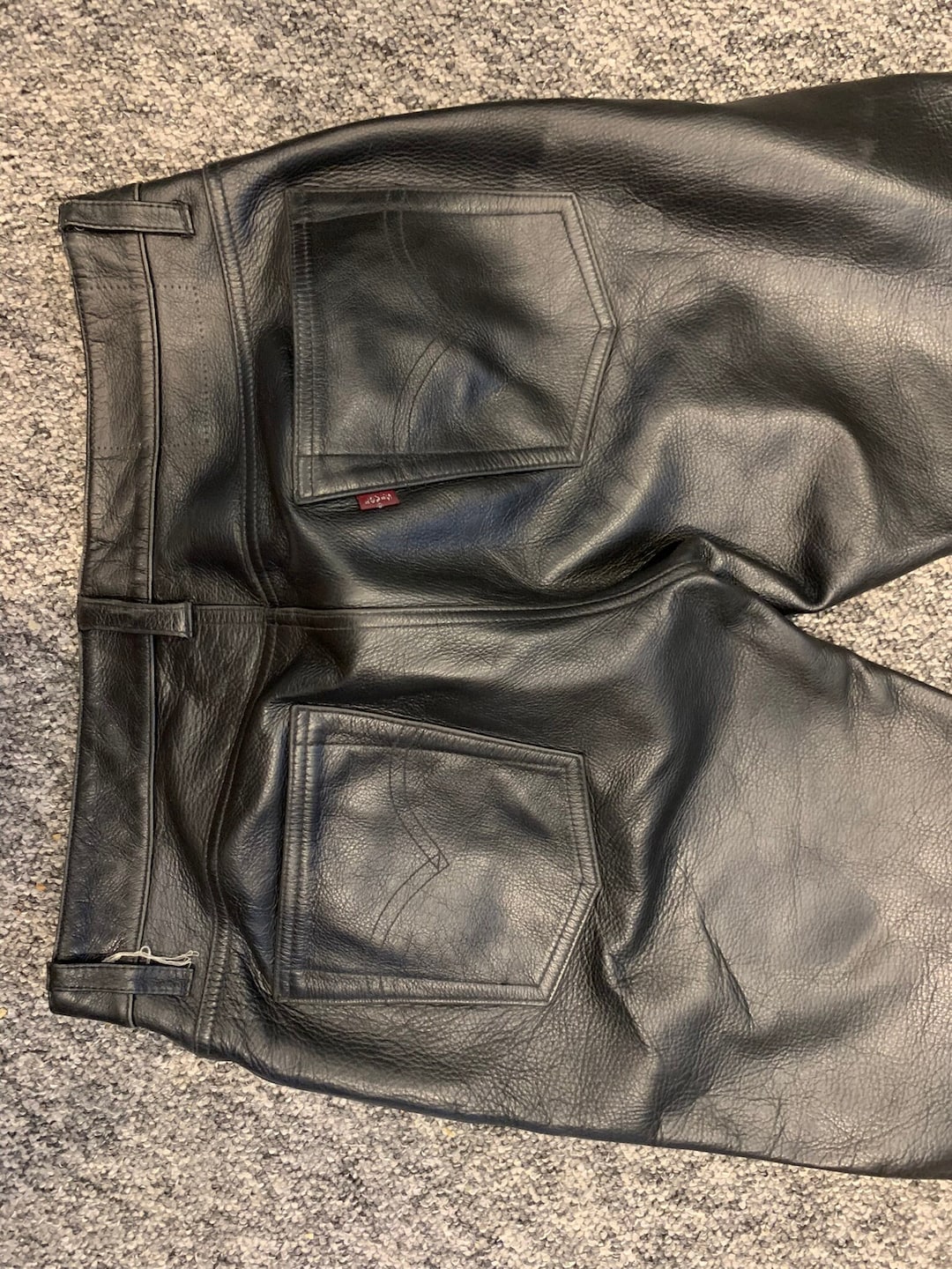 Genuine Vintage Men s Levi s 501 Leather Jeans Trousers Pants 30 VGC No Lining Etsy
