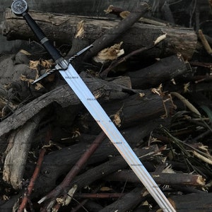 Personalized Witcher 3 Sword | Master Sword Of Geralt Of Rivia| Wild Hunt Sword | Medieval Long Sword | Christmas Gift | Anniversary Gift |