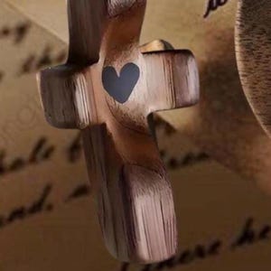 Personalized Wooden Pocket Cross for Group Gifts Handheld Prayer Cross for Church Events, Support Groups, or Retreats