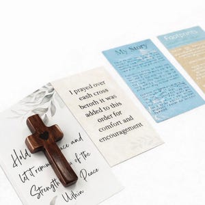 Rosary Meditation Book Catholic Prayer Set Sacred Heart Pocket Altar Kit Travel Prayer Kit with Cross Portable Devotional Gift Catholic Gift image 13
