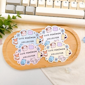 Collezionabile di simpatici adesivi / Adesivi in vinile lucido impermeabile / Diario, Planner, Decorazioni / Adesivi kawaii carini