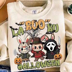 Retro Coquette Spooky Doll Tee, Cute Monster Shirt for Halloween, Ghost Shirt, Doll Cartoon Halloween T-shirt, Hoodie, Girly Horror Gift