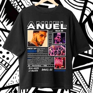 Anuel aa T-Shirt, Rap Artist Tee, Anuel aa DTF Shirt, Hip Hop Fan Merch, Anuel AA Rap T-Shirt, Music Lover Shirt, Anuel AA Design Tee