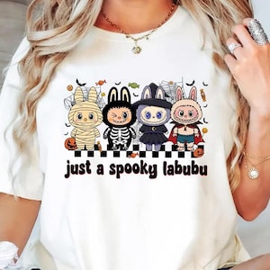 Just A Spooky Doll T-SHIRT, Halloween Horror Shirt, Horror Monster Doll Merch, Halloween Characters Sweatshirt, Gift For Halloween