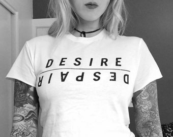 DESIRE/DESPAIR  // unisex shirt white