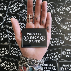 PROTECT EACH OTHER // 10 stickers image 1