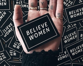 BELIEVE WOMEN // 10 stickers