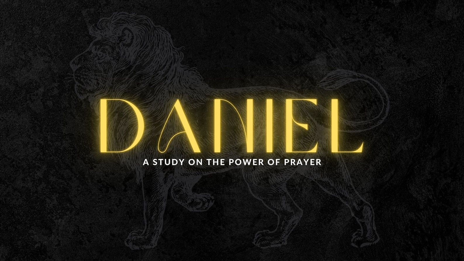 Daniel Scripture Template Daniel Sermon Series Slide Template, Perfect for Pastors & Church Media ...