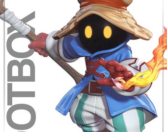 Automaton Mage Unpainted High Detail Nomnom Figures Collectible Statue Kit for Display