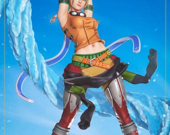 Blitzball Champion Unpainted High Detail Nomnom Figures Collectible Statue Kit for Display