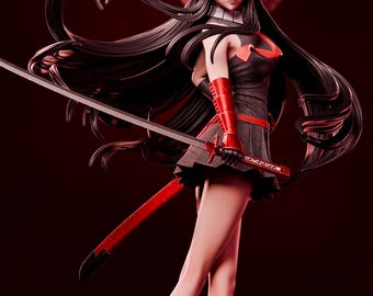 Ninja Assassin Unpainted High Detail CA3D Collectible Statue Kit for Display