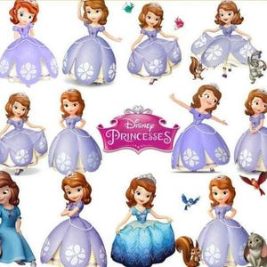 Sofia the First Clipart PNG Images: Printable Digital Download