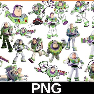 Könnte beinhalten: Eine Sammlung von Buzz Lightyear-Bildern in verschiedenen Posen. Die Bilder zeigen die Figur in ihrem charakteristischen grünen, weißen und lila Raumanzug mit einem transparenten Helm. Das Wort "PNG" wird in einem schwarzen Rechteck unten angezeigt.