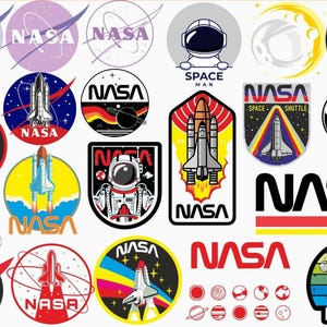 NASA Space Logo SVG Bundle: Cosmos Vector Designs (Digital Download)