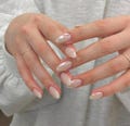 Pearl White Chrome Press On Nails: Y2K Gel Nails product logo