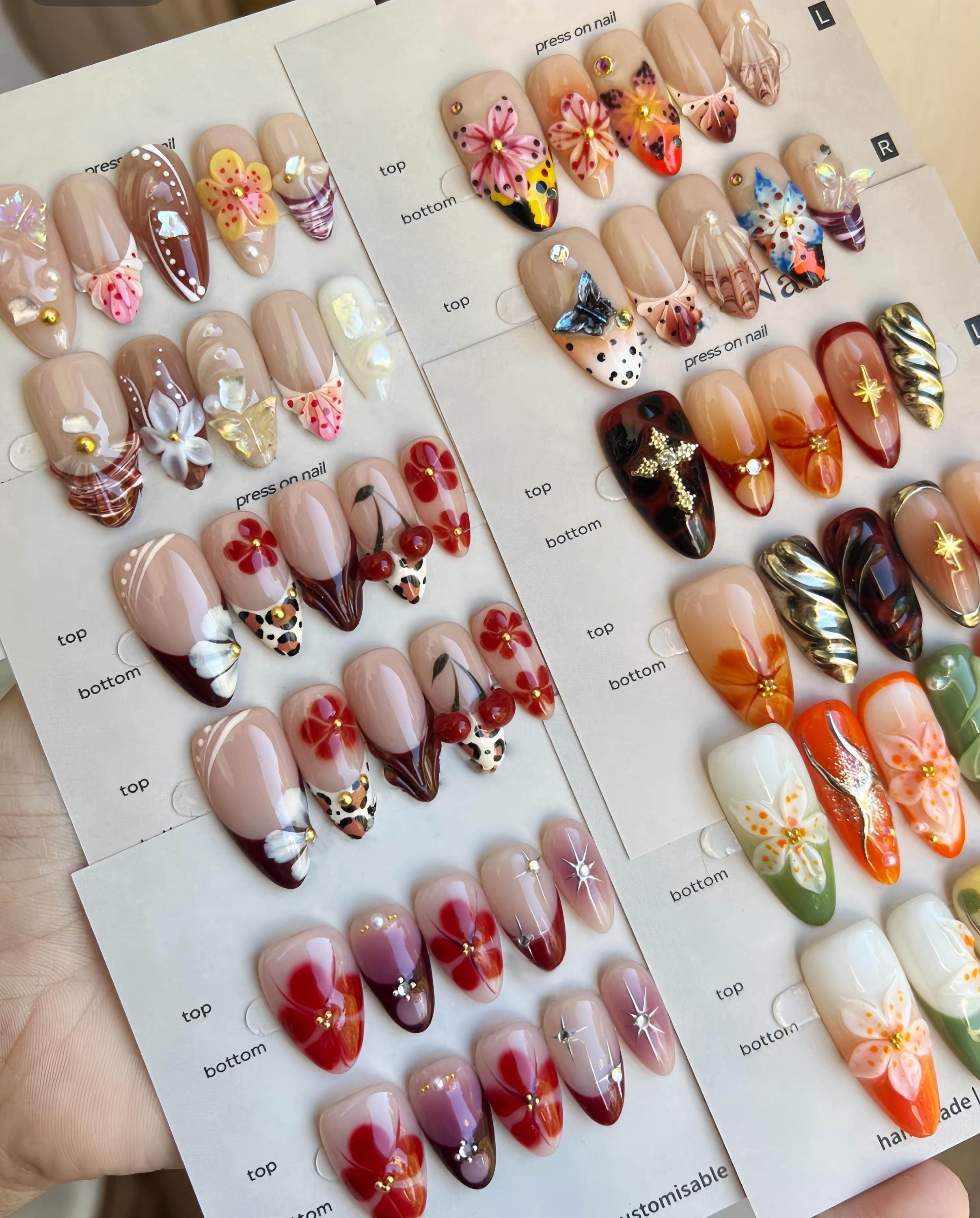 Lucky Scoop Nails - Etsy