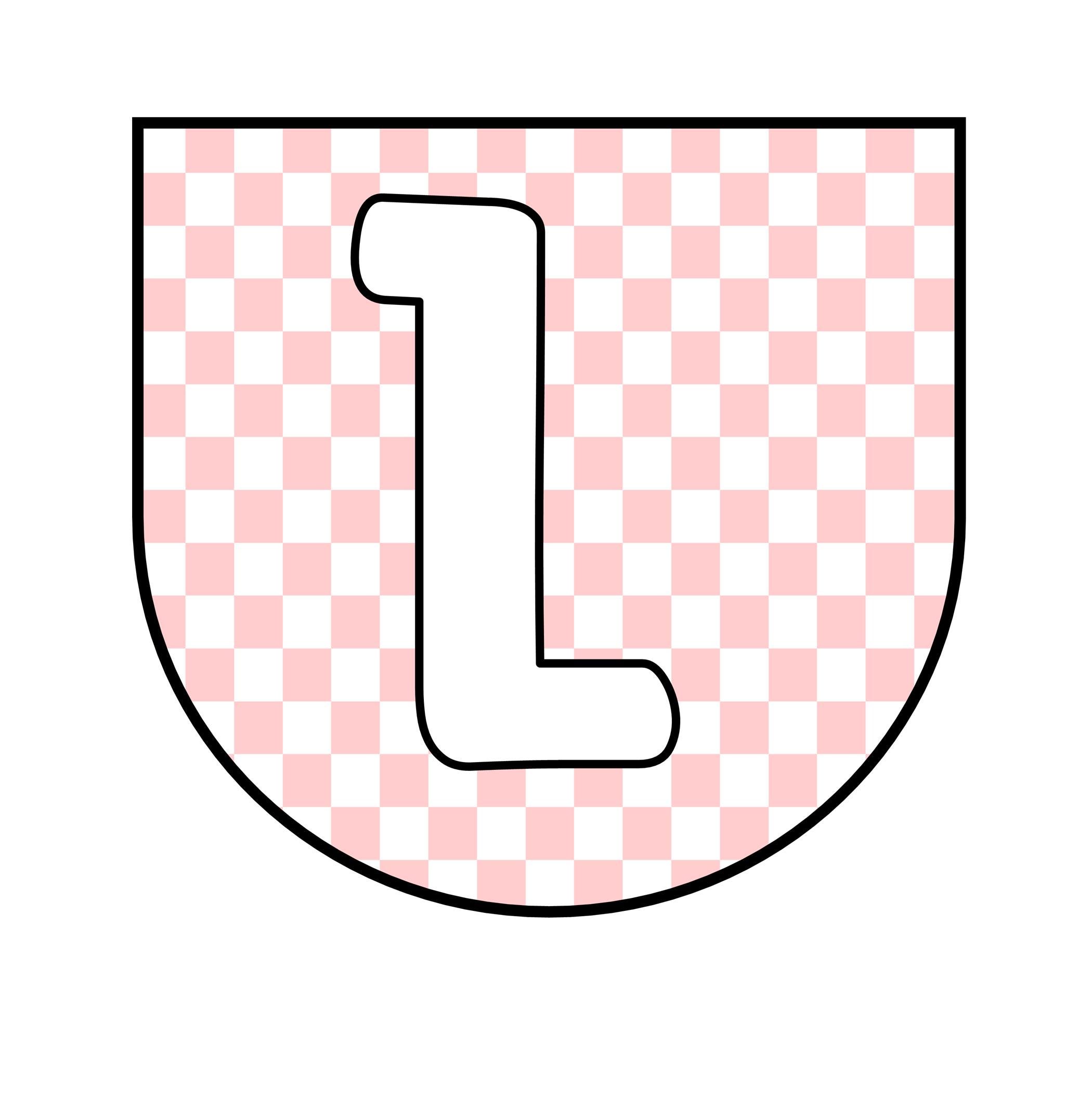 Printable Checkered Word Wall Labels, Alphabet Flashcards, Checkered ...