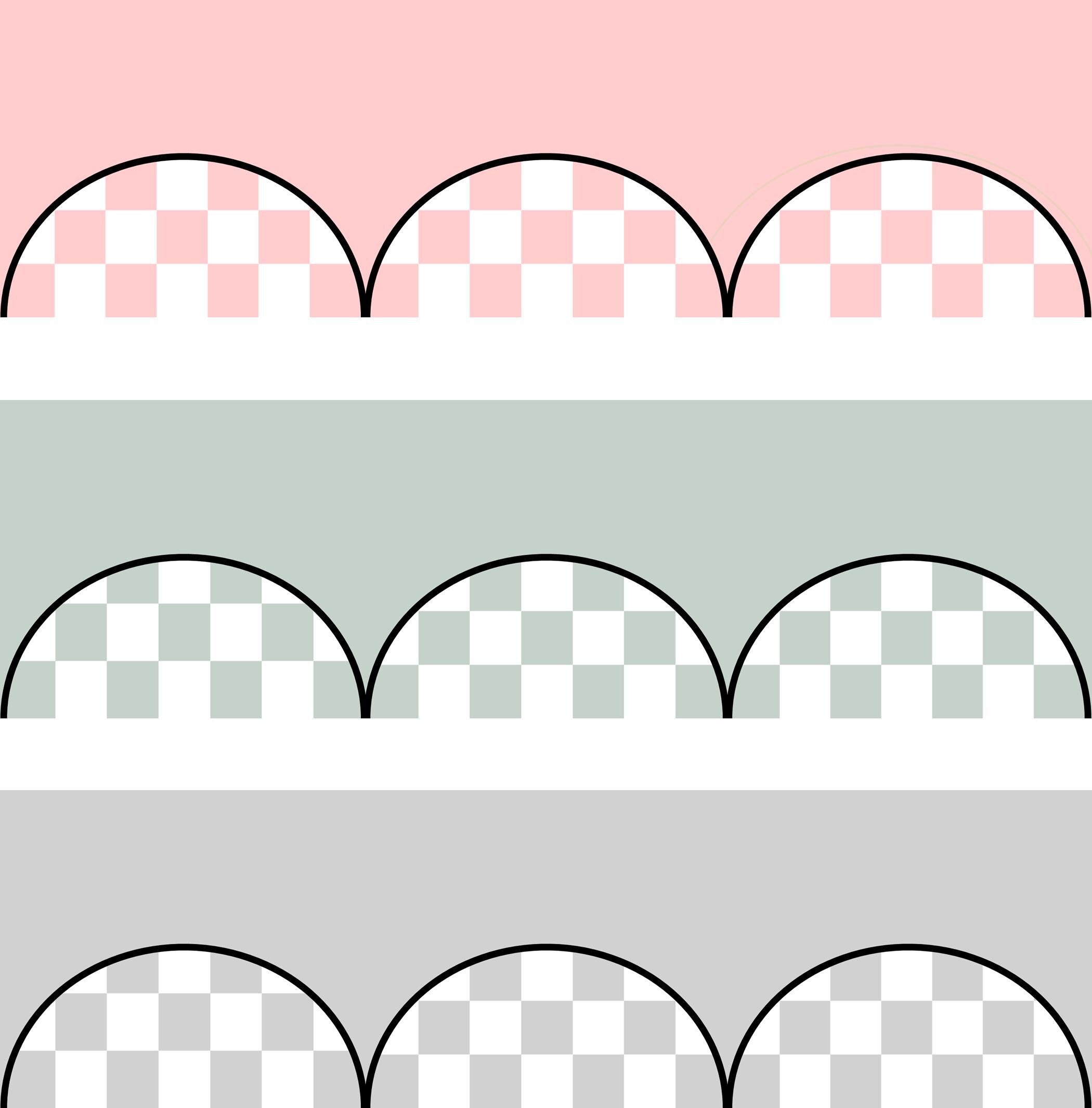 Printable Boho Neutral Checkered Bulletin Board Borders, Classroom ...
