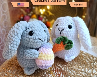 Haakpatroon paashaas: zelfstudie amigurumi konijn (pdf)