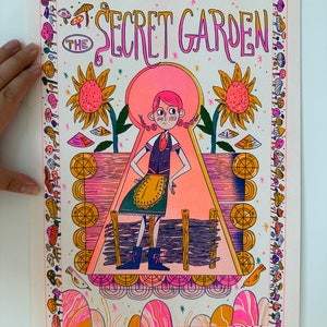Secret Garden- Risograph Print