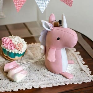 Adorable Handmade Pink Unicorn Shape Animal Keychain Bag Pendant Keychain Cute Keychain, Bag Accessories, Kawaii keychain, Ornament, Gift