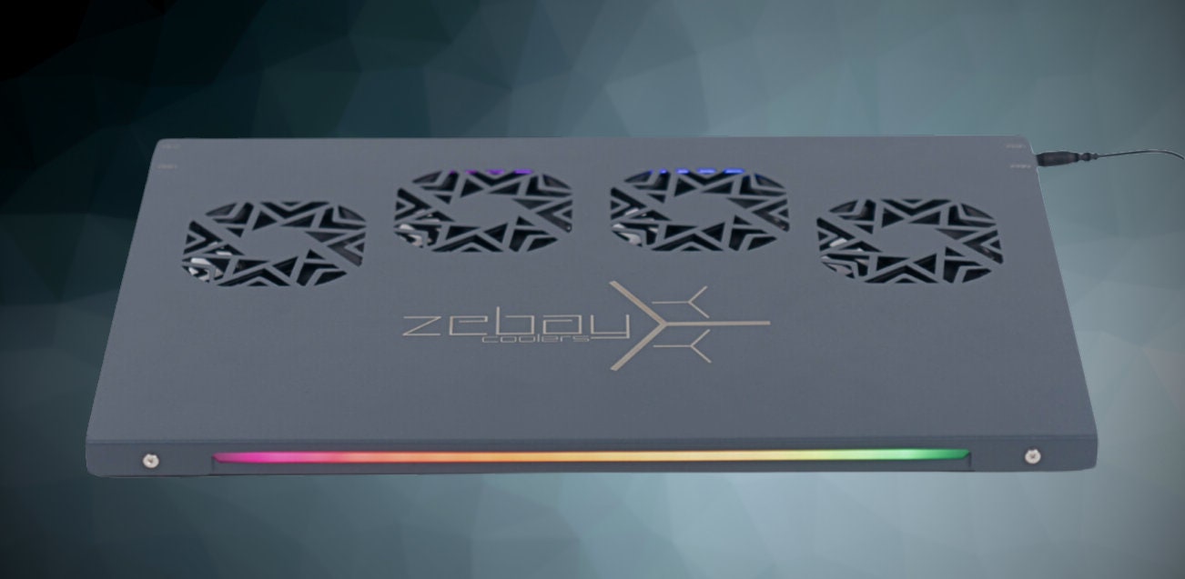 Gaming Laptop Cooler: 4-fan High-performance Cooling - Responsive RGB ...